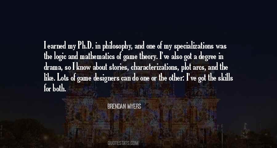 Quotes About Game Theory #666742