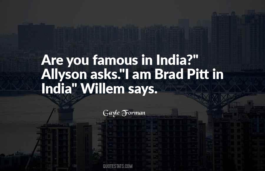 Quotes About Brad #1293959