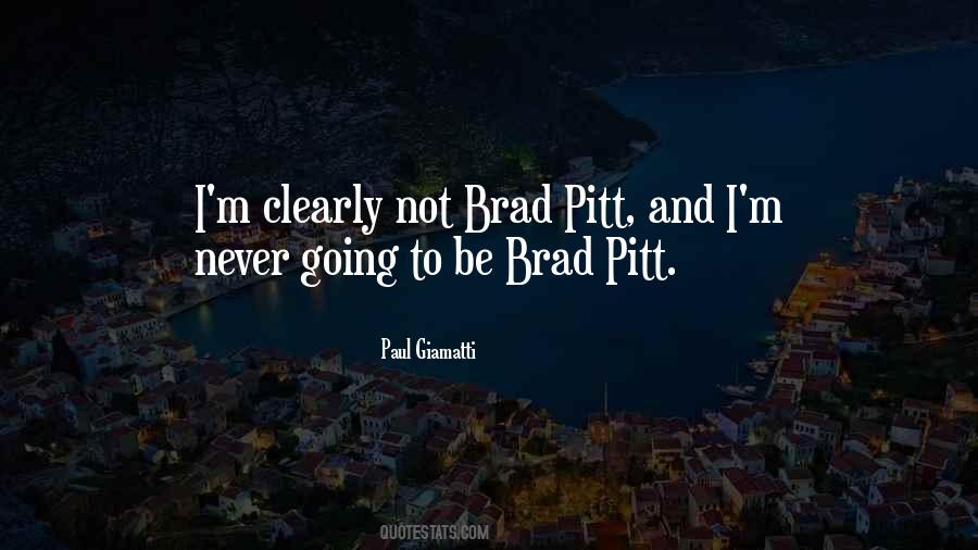 Quotes About Brad #1490041