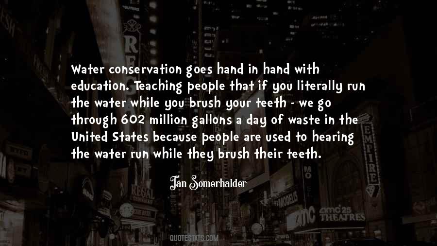 Quotes About Water Conservation #1372994