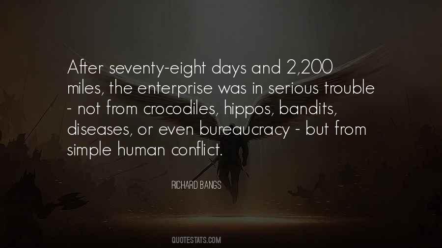 Human Conflict Quotes #1308127