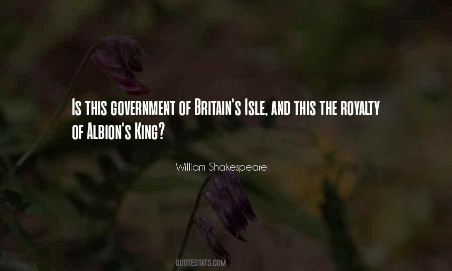 Quotes About Shakespeare Royalty #1373712