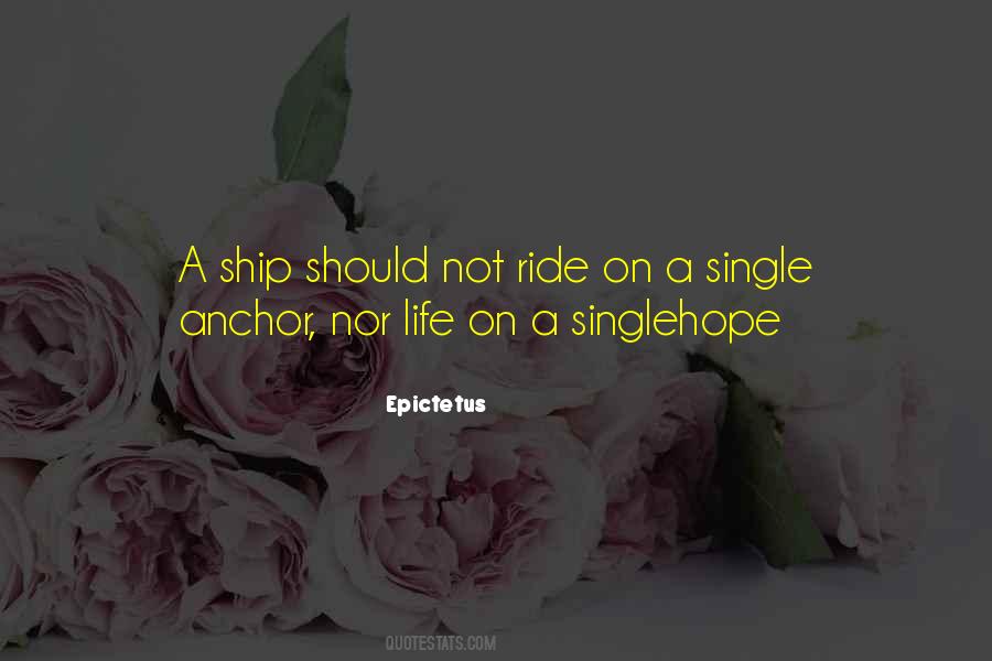 Hope As An Anchor Quotes #1370449