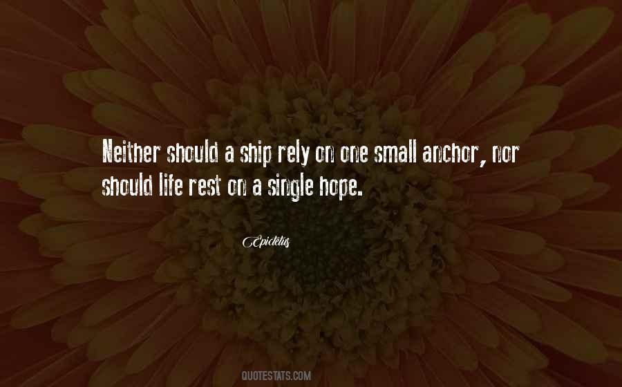 Hope As An Anchor Quotes #486316
