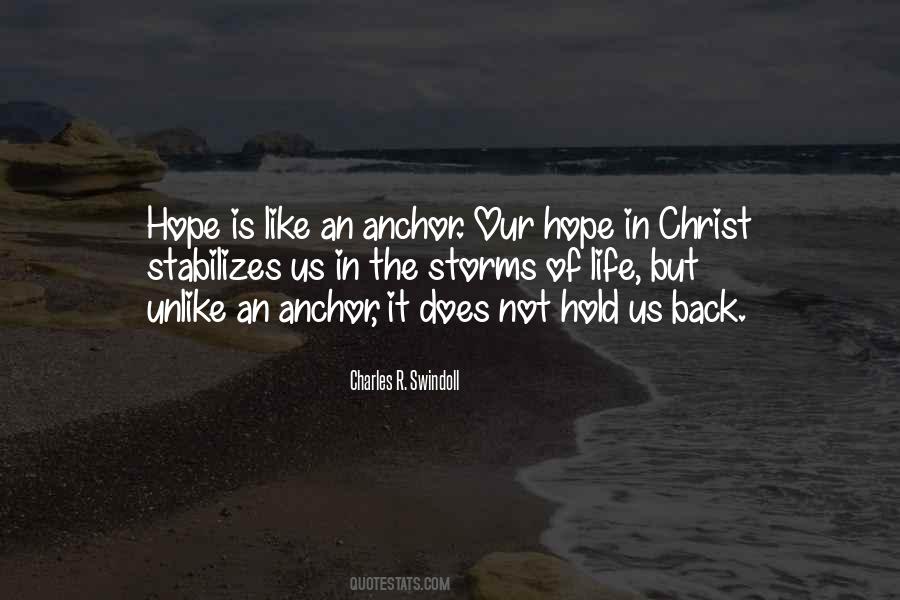 Hope As An Anchor Quotes #617306