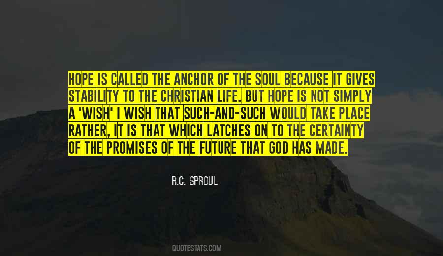 Hope As An Anchor Quotes #938969