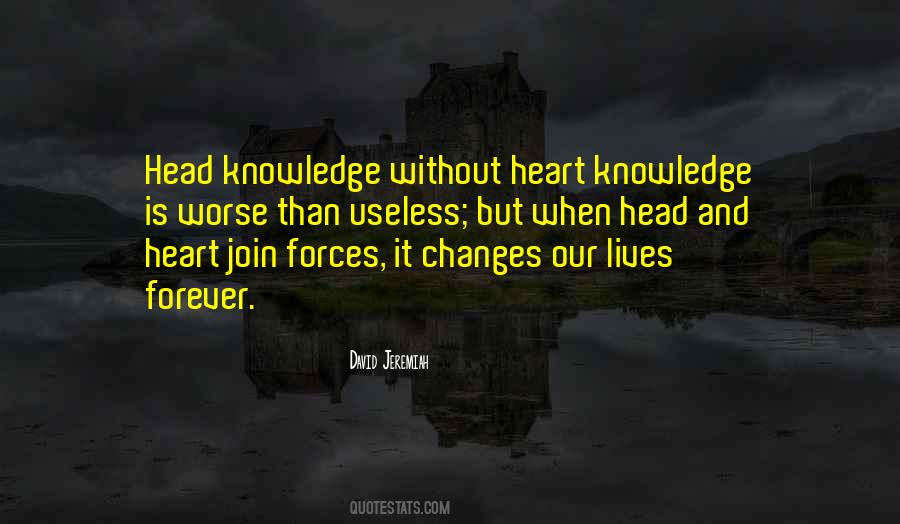 Quotes About Useless Knowledge #1411595
