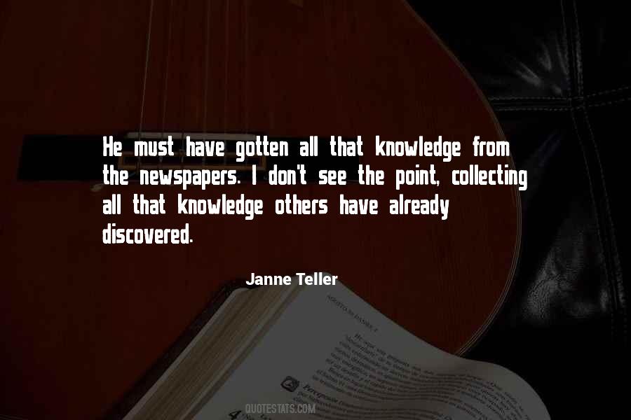 Quotes About Useless Knowledge #1516754