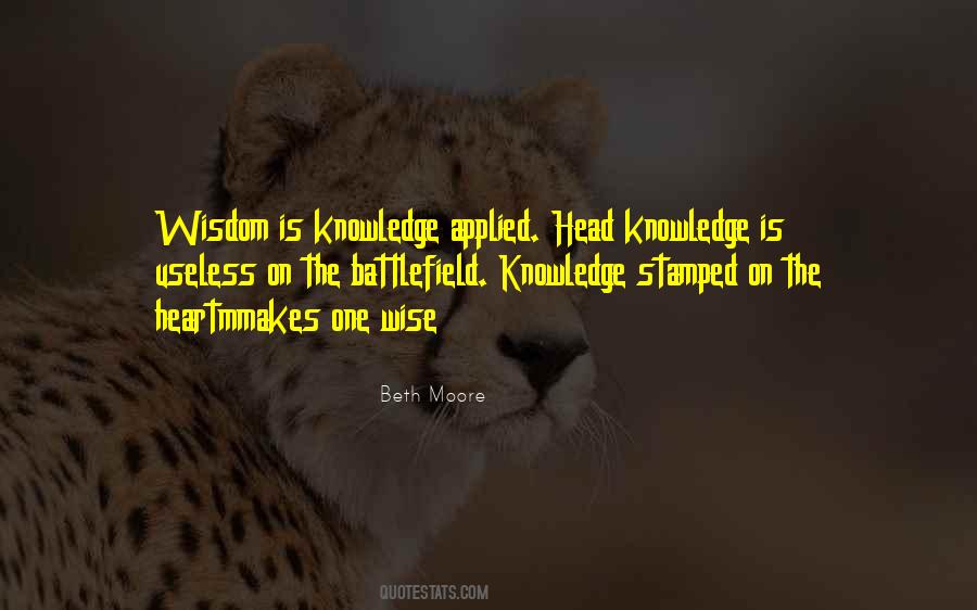 Quotes About Useless Knowledge #760187