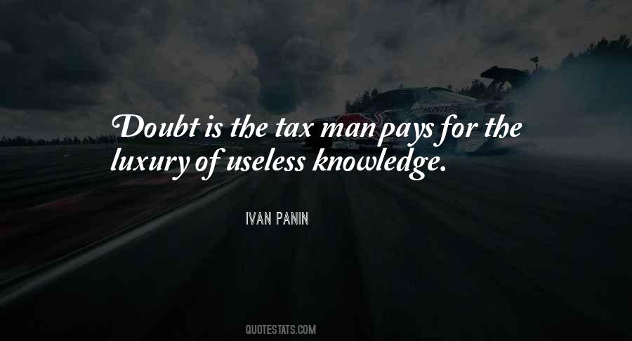 Quotes About Useless Knowledge #839522