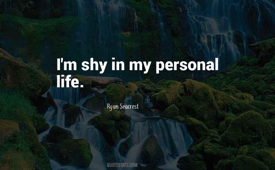 Quotes About Shy #1668155