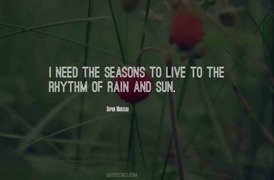 Quotes About Rain And Sun #1646145