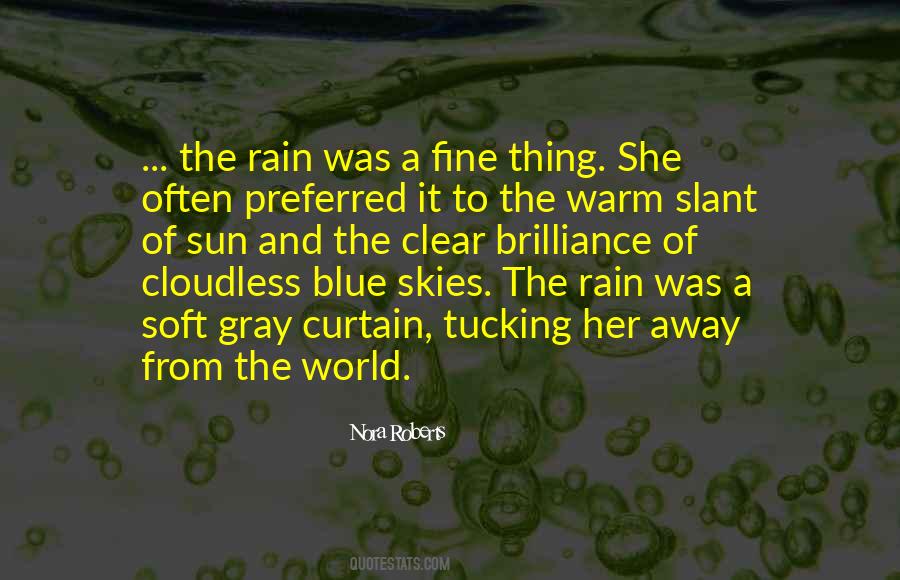 Quotes About Rain And Sun #84682