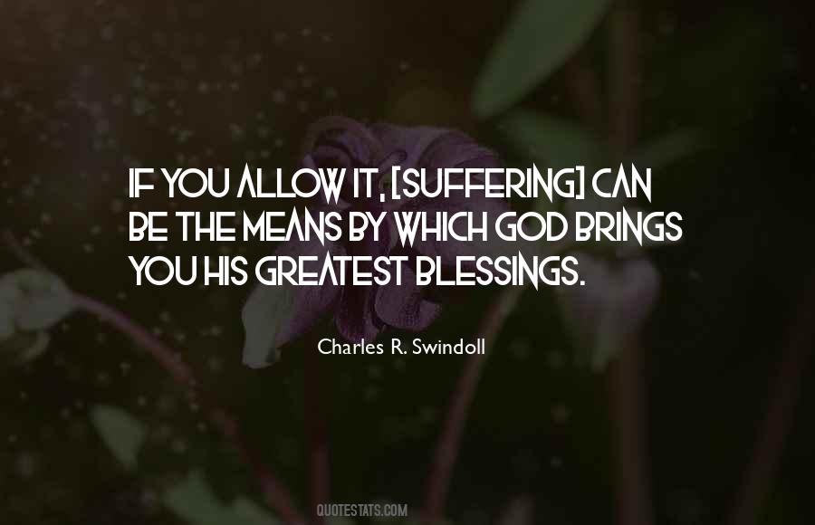 Quotes About Greatest Blessings #1636152