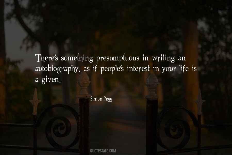 Quotes About Autobiography Writing #1375787