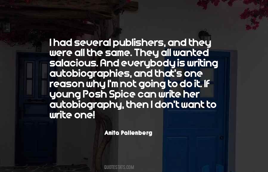 Quotes About Autobiography Writing #1829141