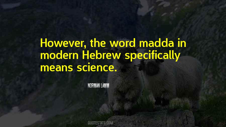 Quotes About Hebrew #1750456