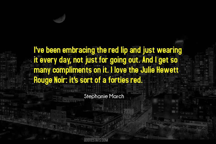 Quotes About Wearing Red #49607