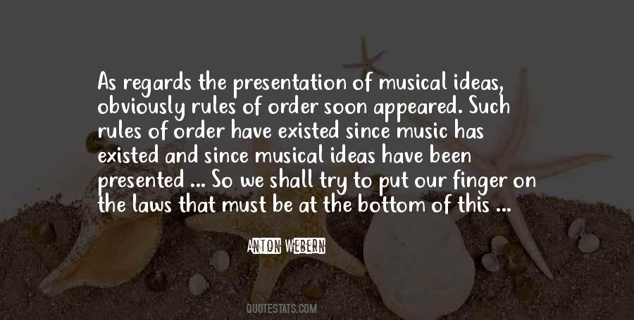 Quotes About Rules And Order #6214