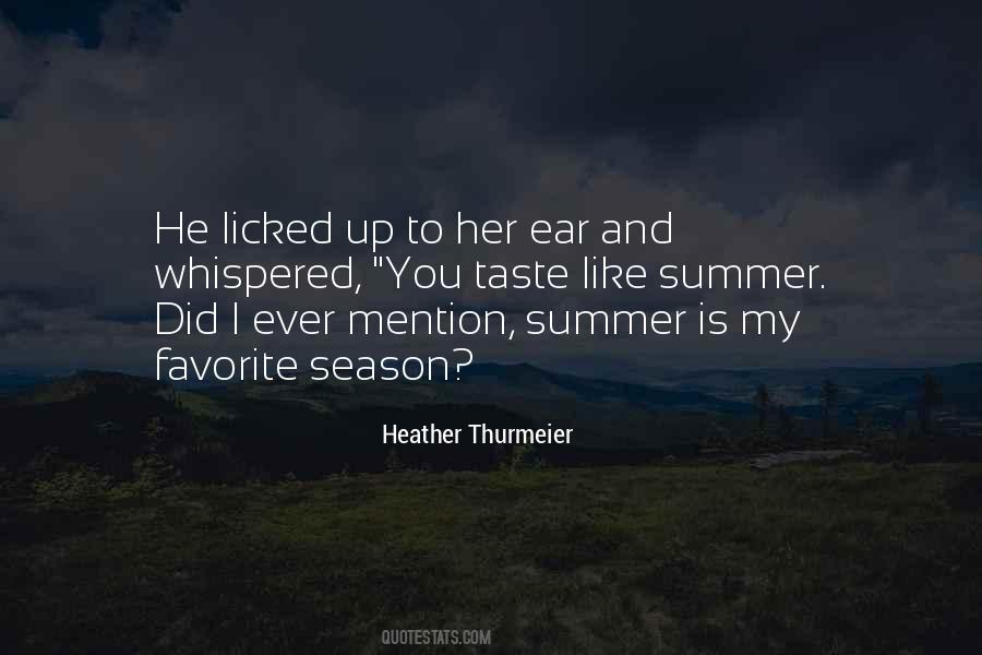 Quotes About Summer Season #775998