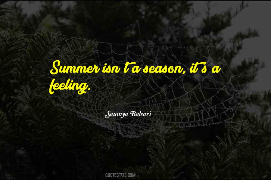 Quotes About Summer Season #983663