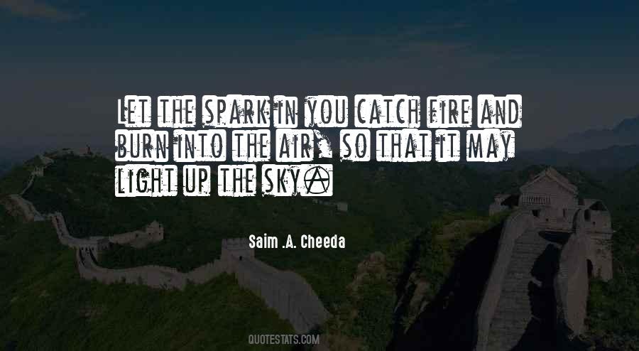 Quotes About Fire In The Sky #1360543