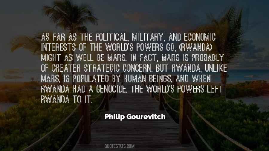 Quotes About Genocide In Rwanda #1022607