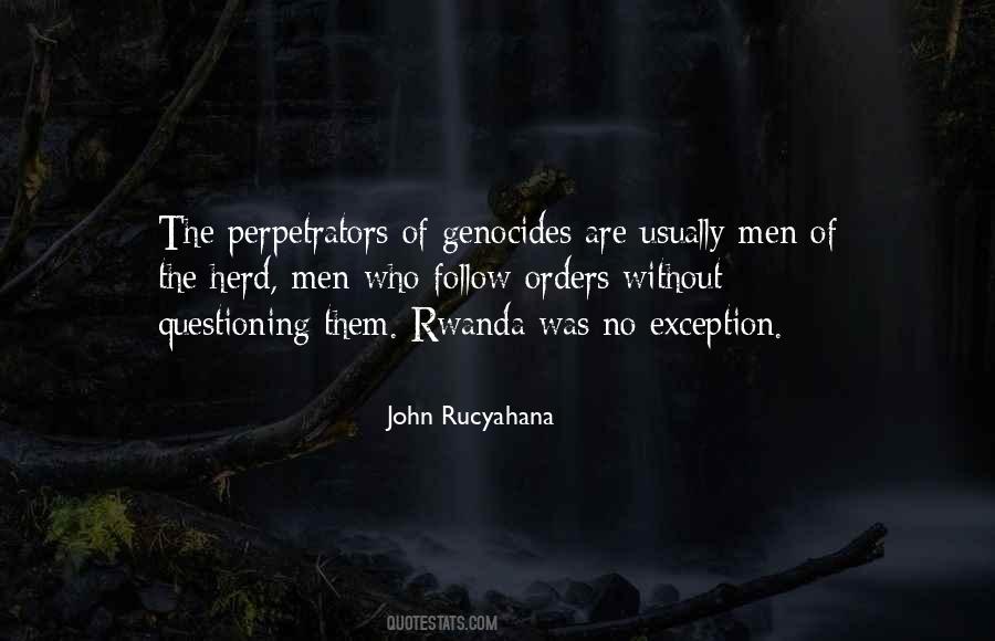 Quotes About Genocide In Rwanda #1113585