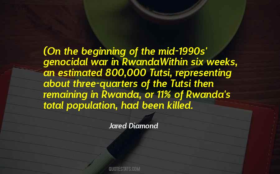 Quotes About Genocide In Rwanda #1218444