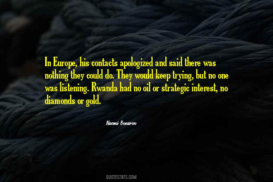 Quotes About Genocide In Rwanda #706474