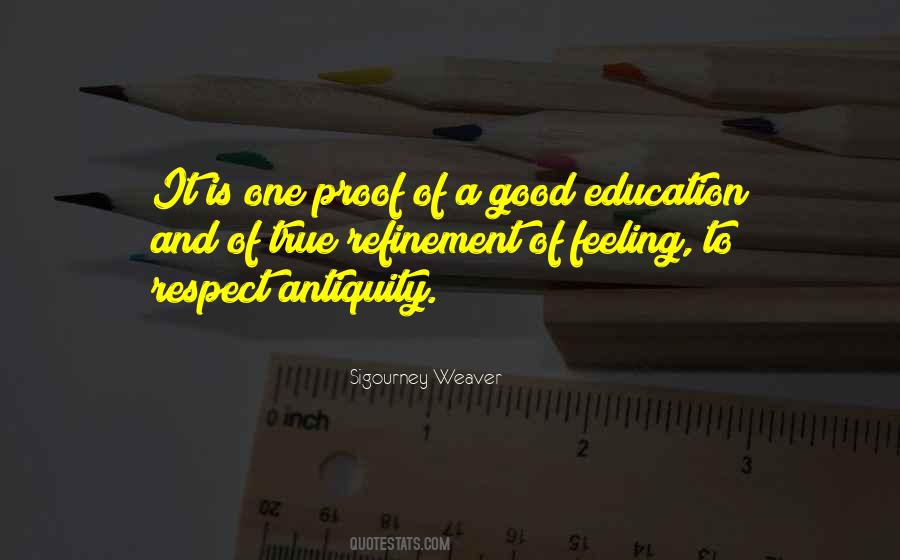 Quotes About A Good Education #1070526