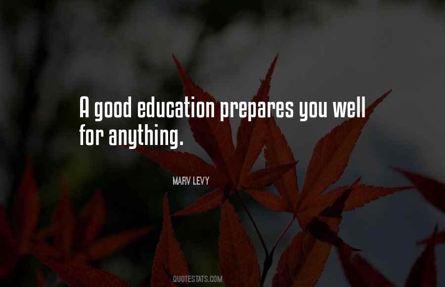 Quotes About A Good Education #42247