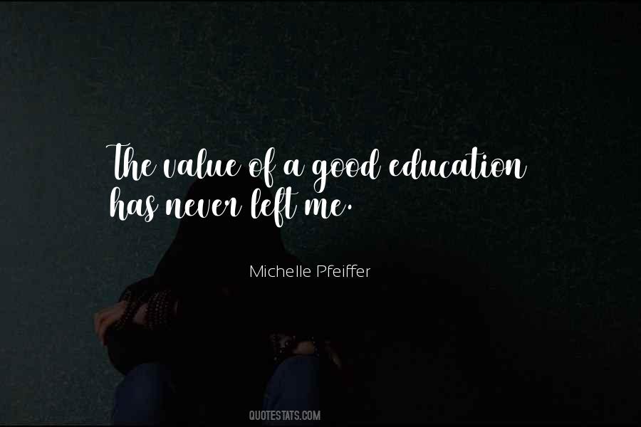 Quotes About A Good Education #81257