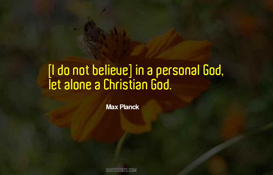 Christian God Quotes #1645868