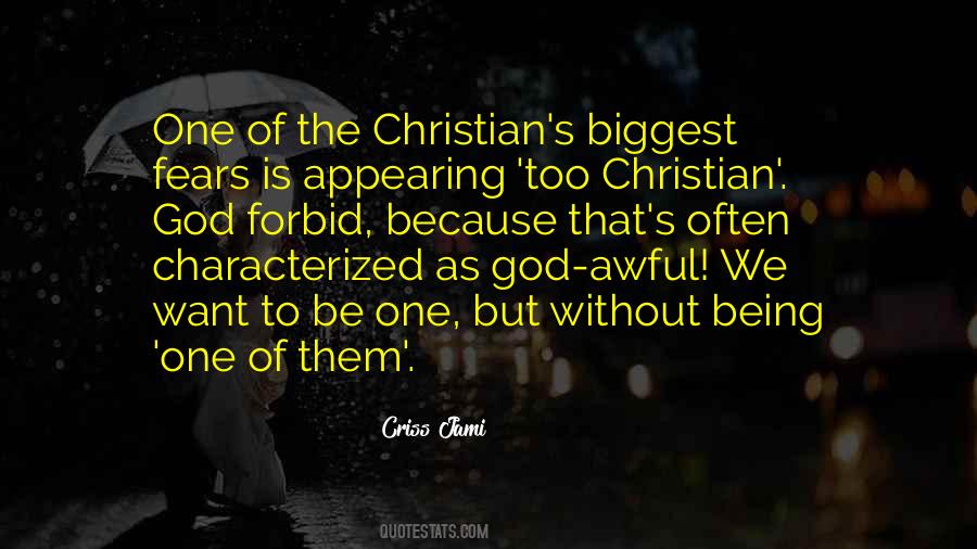 Christian God Quotes #1766252