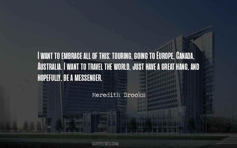 Quotes About Travel To Europe #1442400