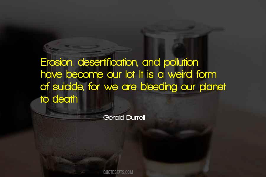 Quotes About Desertification #665749