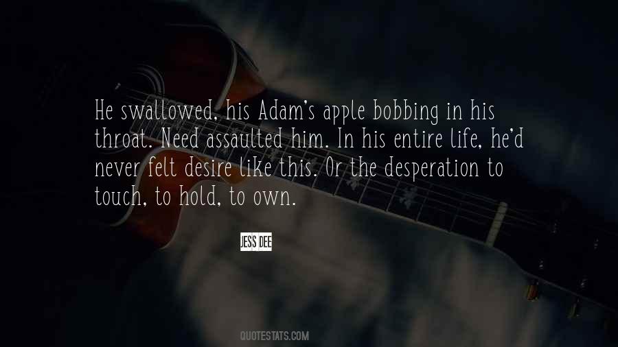 Quotes About Adam's Apple #367490