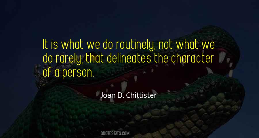 Quotes About Character Of A Person #1048342