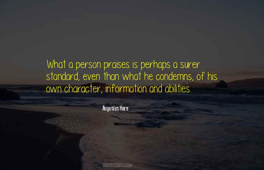 Quotes About Character Of A Person #240672