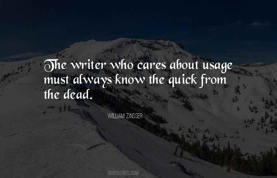 Quotes About Who Cares #1223904