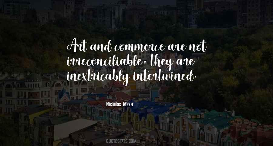 Quotes About Art And Commerce #1176069