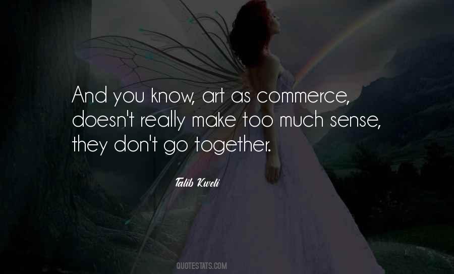 Quotes About Art And Commerce #333199