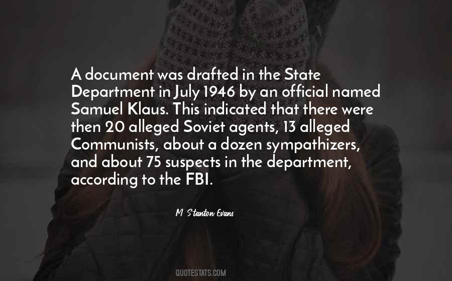 Quotes About Fbi #1017640