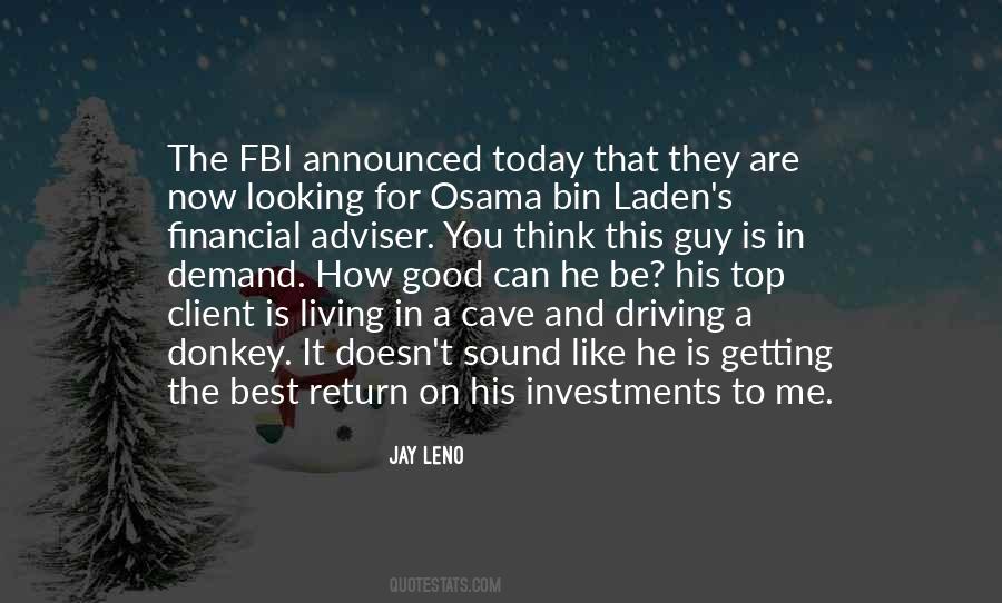 Quotes About Fbi #1059756