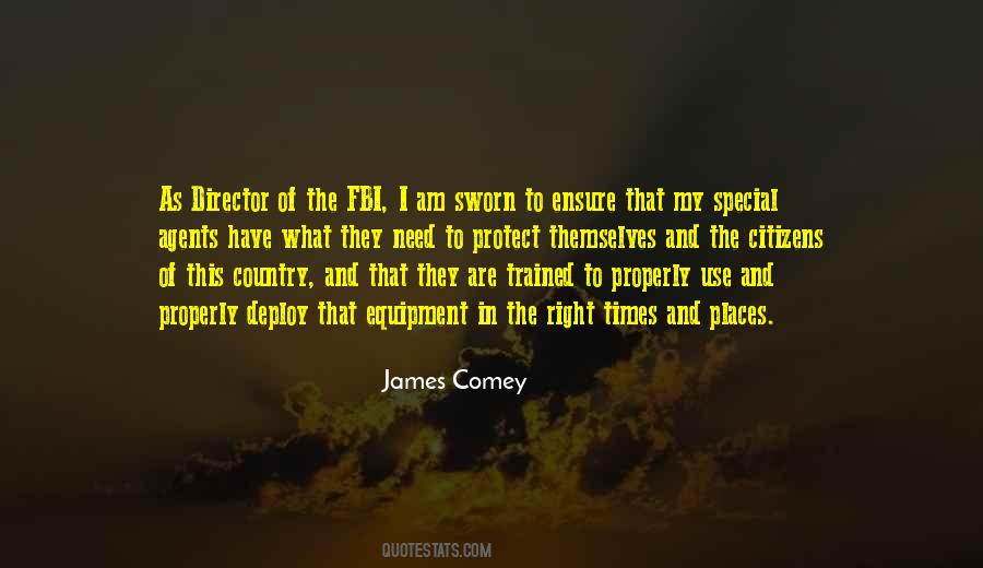 Quotes About Fbi #1244129