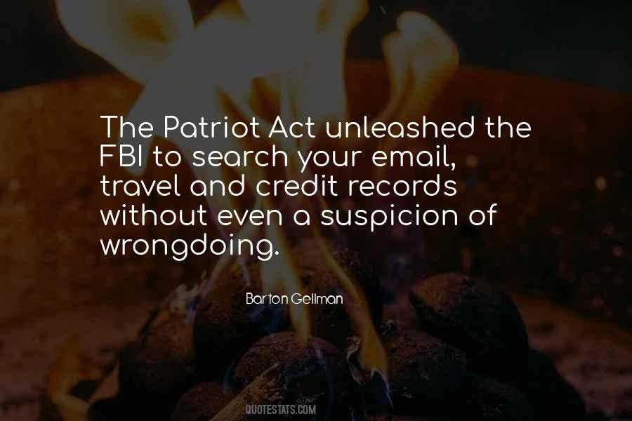 Quotes About Fbi #1263670