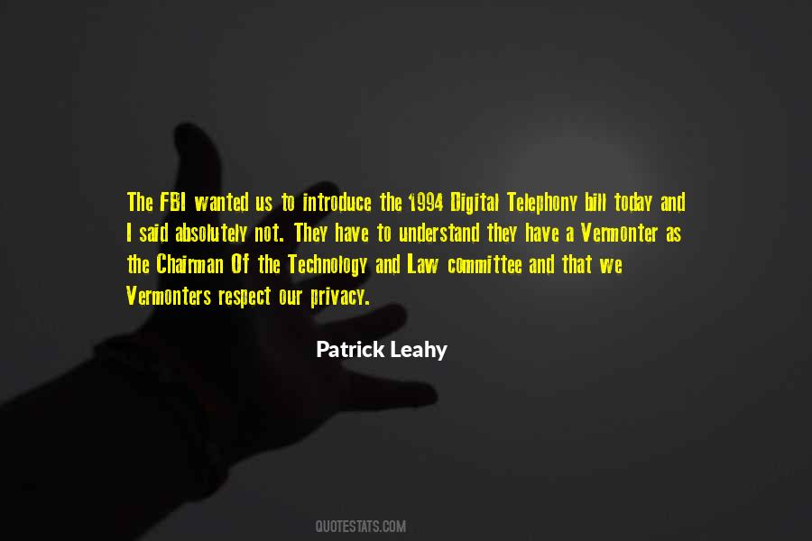 Quotes About Fbi #1684767