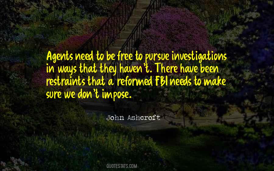 Quotes About Fbi #1803327