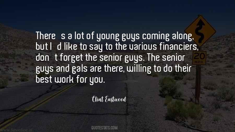 Quotes About Young Guys #733318